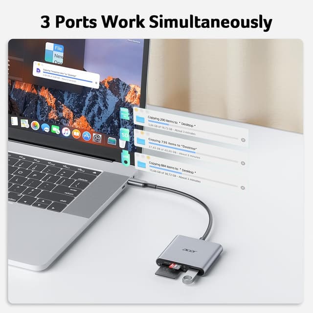 Thumbnail 2 de acer SD Card Reader USB 3.0 5Gbps