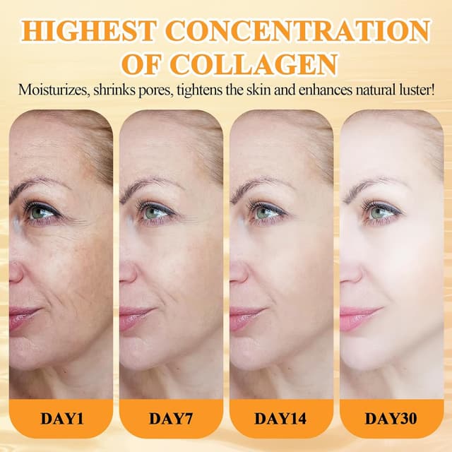 Detalle de Maschera viso in idrogel al collagene (confezione da 5 fogli) per luminosità istantanea