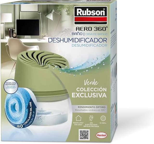 Detalle de Rubson AERO 360º Deshumidificador portátil antihumedad