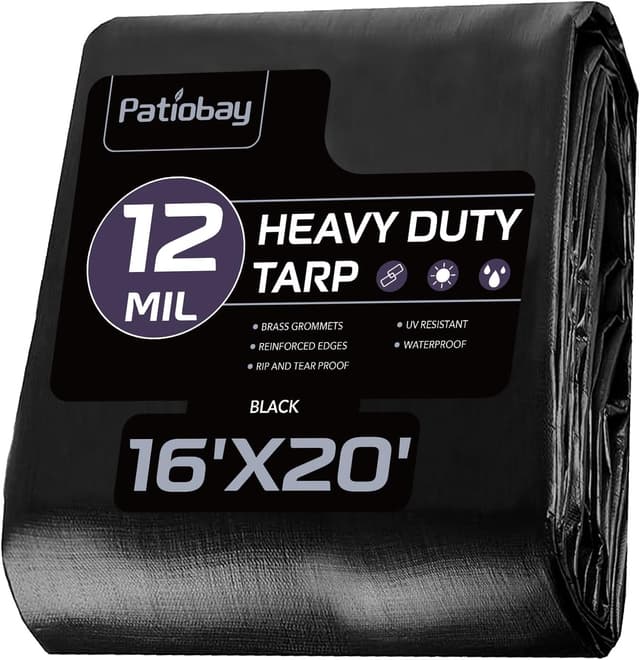 Detalle de Patiobay Tarp 16x20FT 12 Mil heavy duty