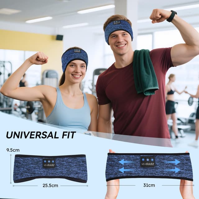 Thumbnail 6 de LC-dolida Auriculares Bluetooth 5.4 para Dormir y Deporte