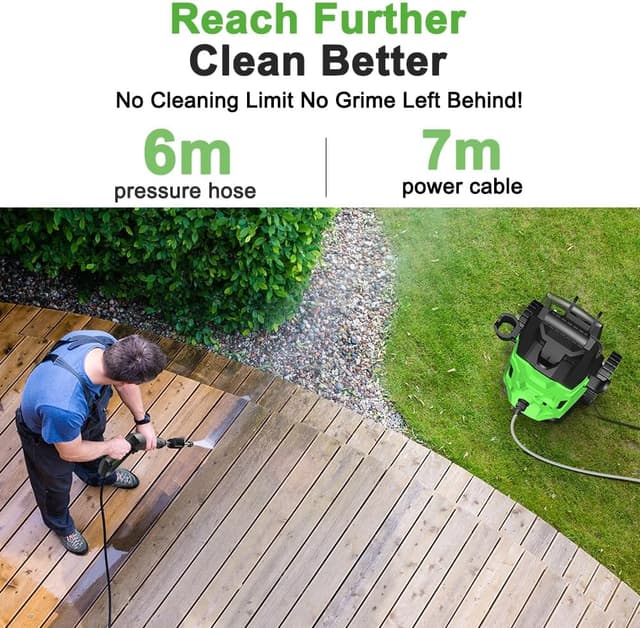 Thumbnail 4 de Pressure Washer Power Jet with 4 Nozzles