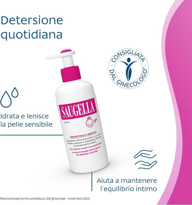 Thumbnail 3 de Saugella Girl Detergente Intimo 200 ml
