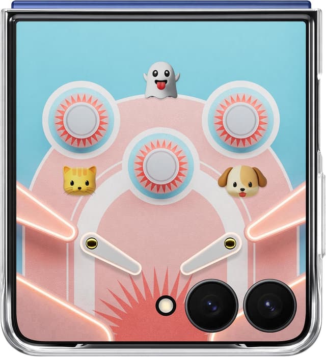 Detalle 2 de Transparent Flipsuit case for Z Flip7