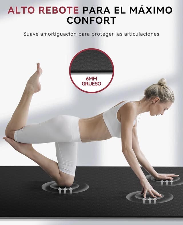 Thumbnail 3 de HAPBEAR Esterilla Yoga Grande 183x91 cm 6 mm