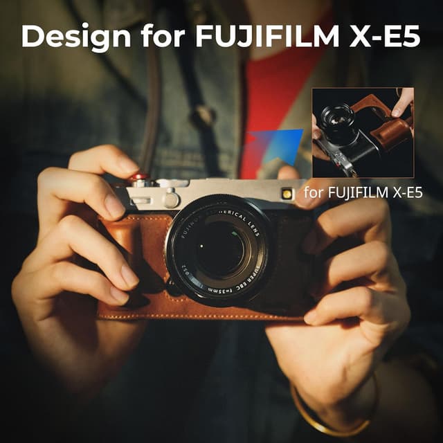 Detalle 2 de SMALLRIG 5449 Étui cuir pour X-E5