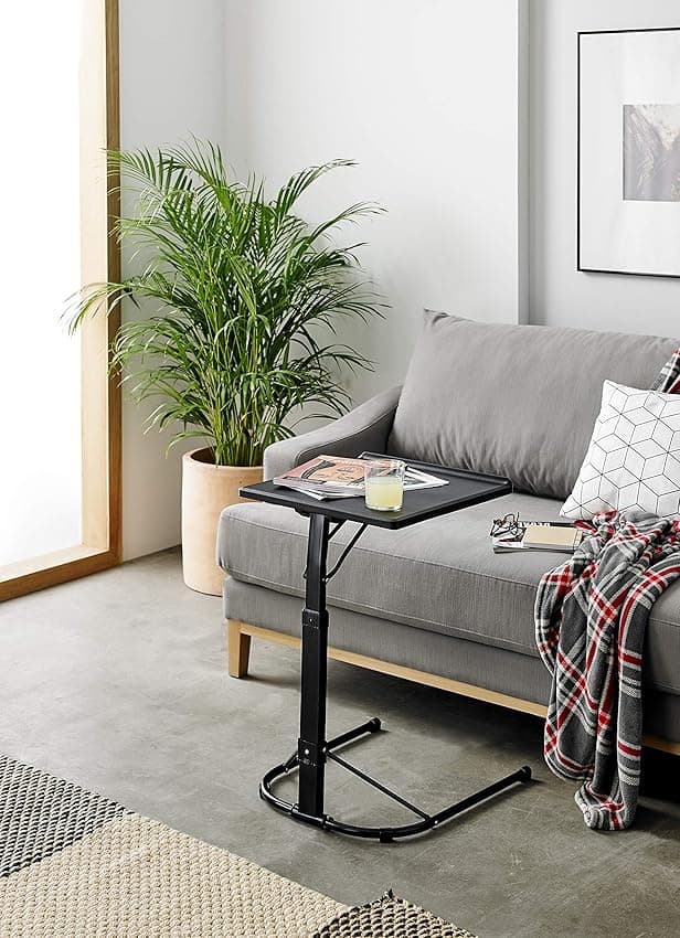 Detalle 2 de Kithome Multitable Mesa auxiliar plegable 43×43×63–73 cm