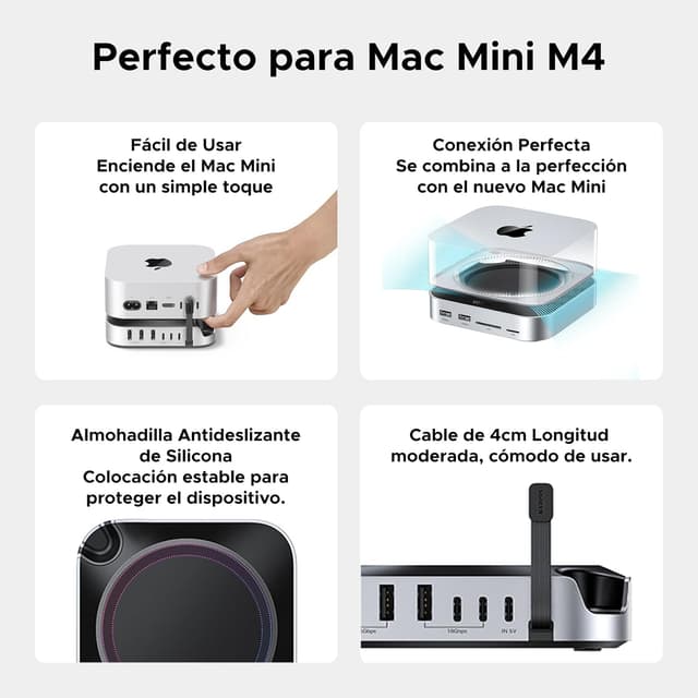 Thumbnail 5 de UGREEN Docking Station Mac Mini M4 M4 Pro 🚀 10 en 1 con SSD y puertos