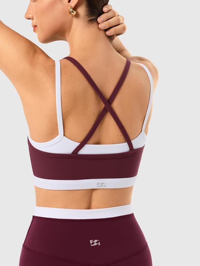 Detalle de INNO MINT 2-Piece Workout Set for Women (Seamless Leggings + Padded Sports Bra)