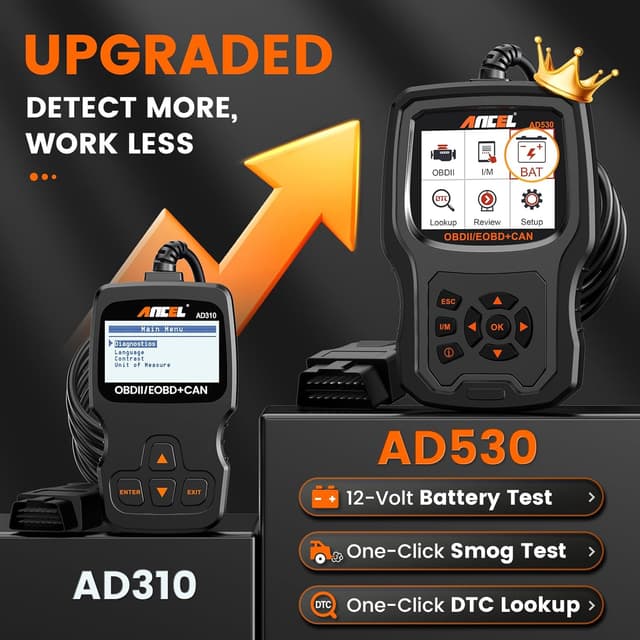 Thumbnail 1 de ANCEL AD530 OBD2 Scanner, Full OBDII Tool