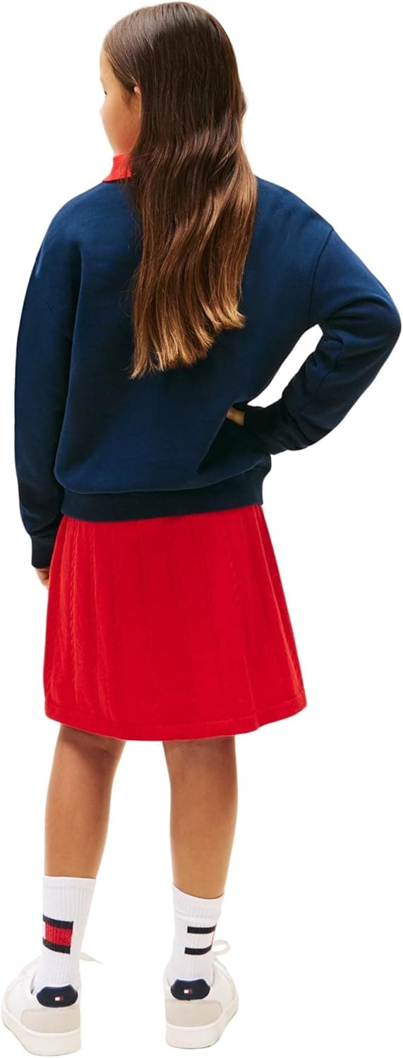 Detalle de Tommy Hilfiger Mini Corp felpa pullover C-Neck unisex KS0KS00665