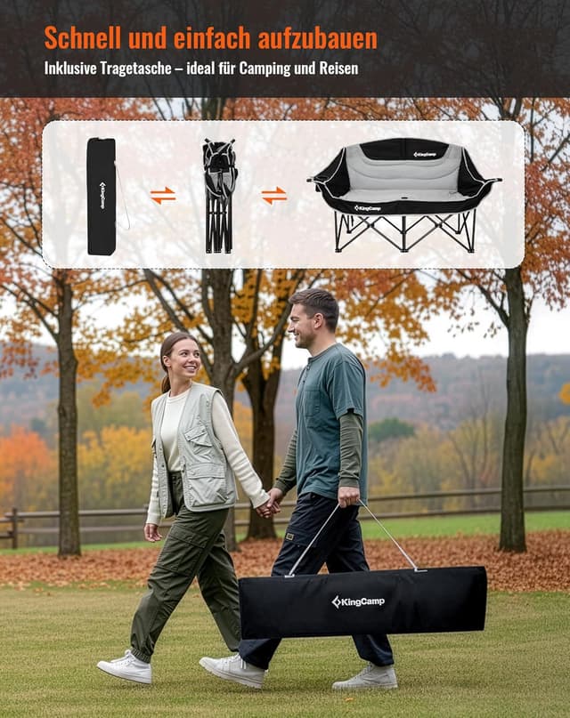 Thumbnail 6 de KingCamp Camping-Couch 300 kg