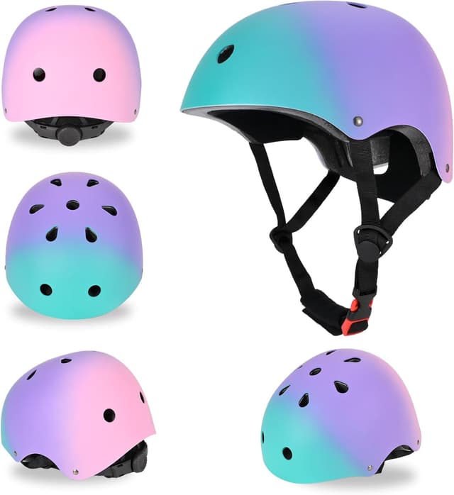 Thumbnail 4 de PIPIZHU Kids Bike Helmet Toddler Color Gradient, Boys Girls Child Skateboard Helmet for Kids, Riding Scooter Inline skatings Longboard Roller Skate
PIPIZHU Kids Bike Helmet Toddler Color Gradient, B…