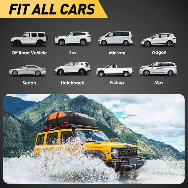 Thumbnail 6 de Asinking Rooftop Cargo Bag 20 cu ft