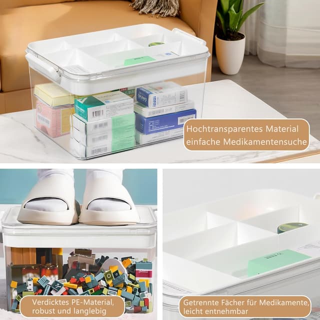 Detalle 1 de Theo&Cleo boîte de stockage médicaments