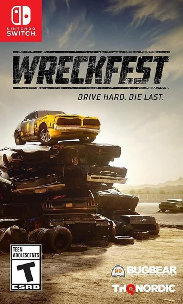 Detalle de Wreckfest for Nintendo Switch — physics-based destruction racing
