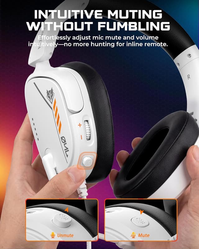 Thumbnail 3 de NUBWO HG04L Gaming Headset 250g