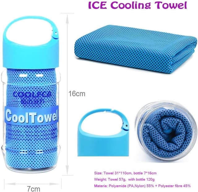 Detalle 2 de VAKKI Cooling Towel ice-cold sports towel 🧣