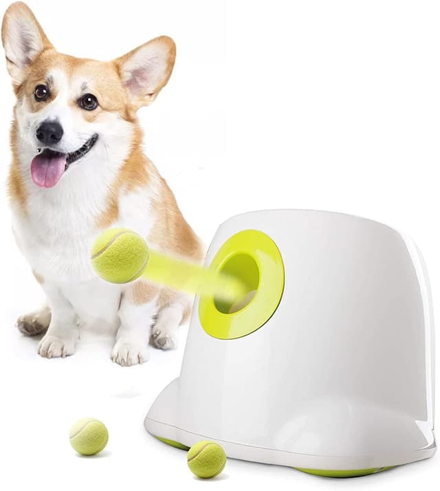 Detalle de All for Paws Automatic Ball Launcher for Dogs with 3 x 2 inch tennis balls