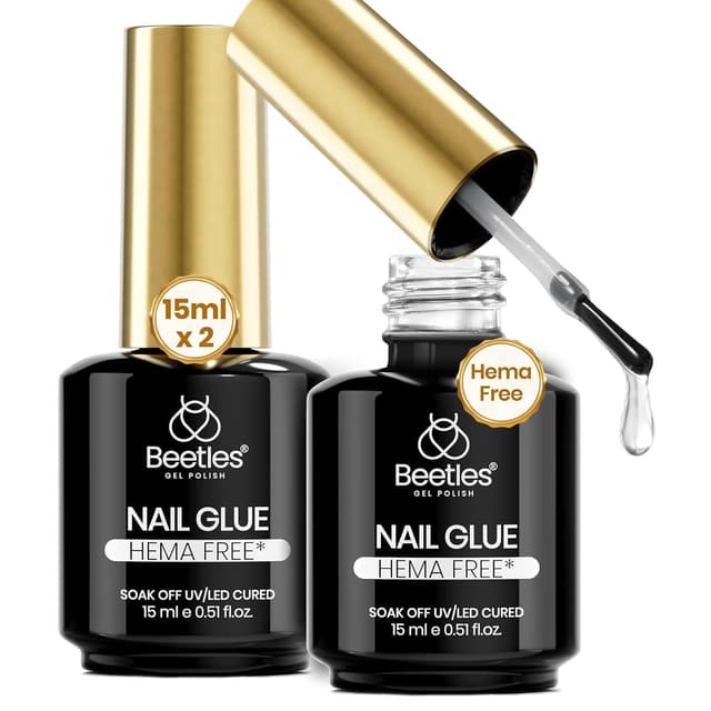 Detalle de Beetles Gel Polish Nail Glue Kit 15 ml