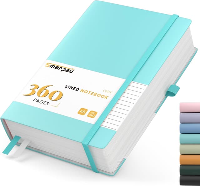 Detalle de Smarpau A5 lined notebook, 360 pages