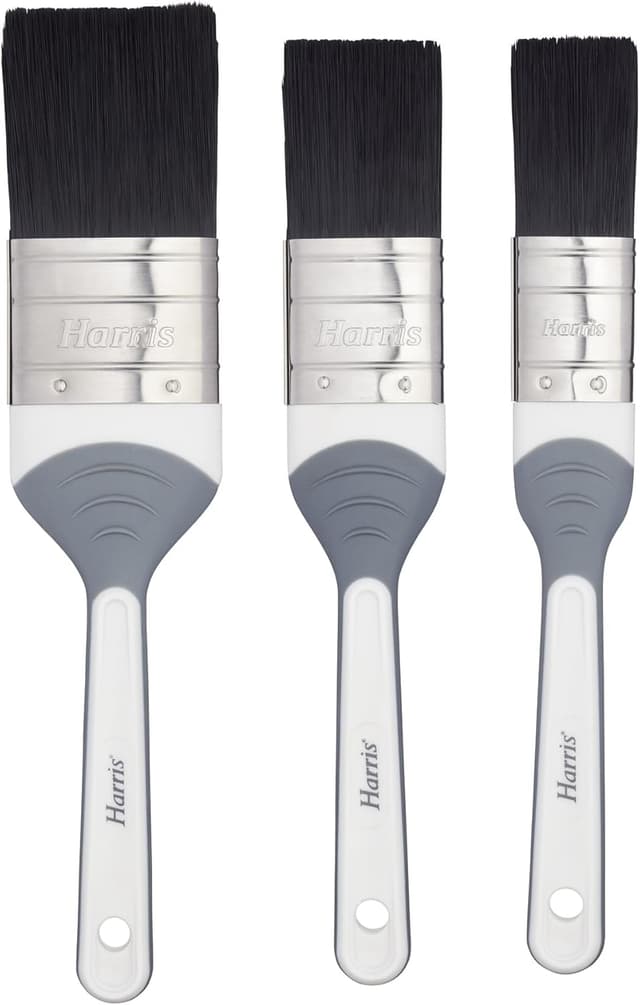 Detalle de Harris Seriously Good 3 Pack Gloss Flat Brush Set (1in, 1.5in, 2in)