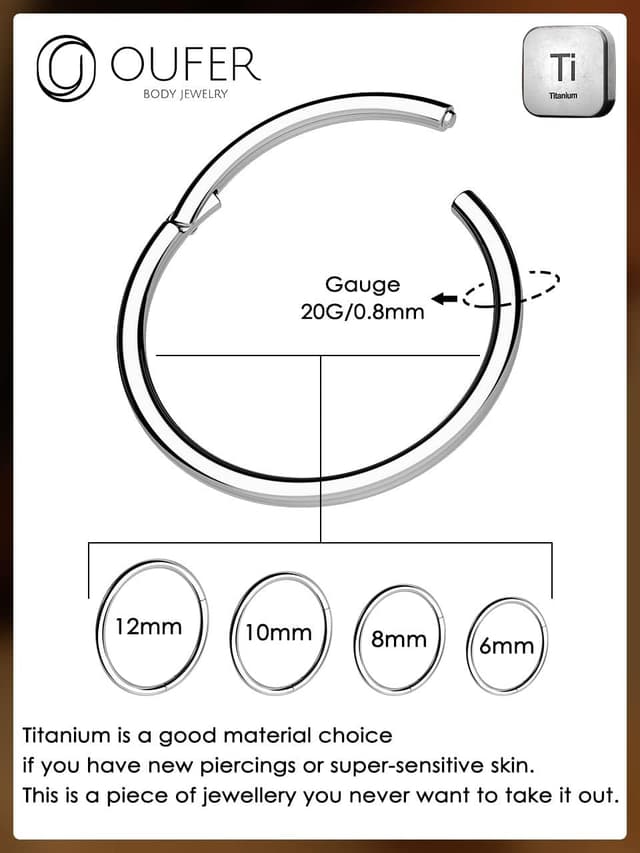 Thumbnail 6 de OUFER G23 Titanio Naso Clicker 8 mm