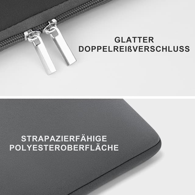 Thumbnail 2 de RAINYEAR 11 Zoll Laptop Hülle Grau