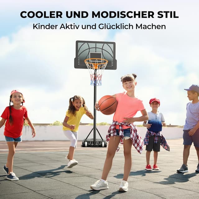 Detalle 1 de Yohood Outdoor Basketballkorb 3,6 bis 7 ft