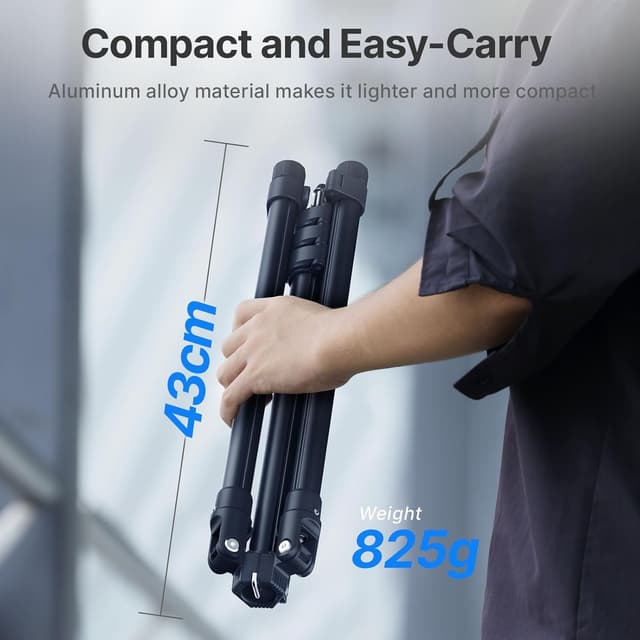 Thumbnail 6 de ULANZI TT43 Lichtstativ aus Aluminium (190 cm) – umkehrbares Fotografie-Stativ bis 6 kg