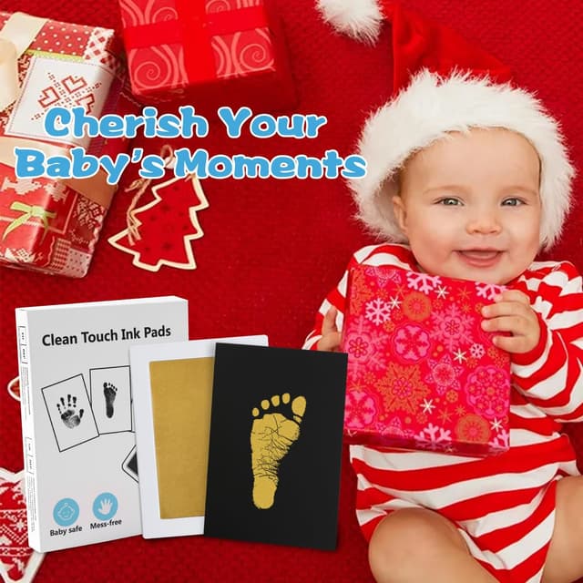 Thumbnail 6 de Zemiu Baby Handprint and Footprint XL Kit, 2 pcs
