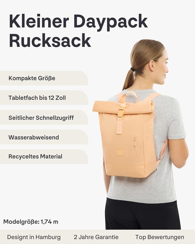 Detalle 2 de Kleiner Rolltop Daypack 12 Zoll