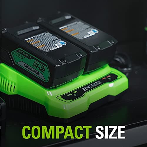 Thumbnail 2 de Greenworks G24X2C Cargador Universal Li-Ion 24V ⚡