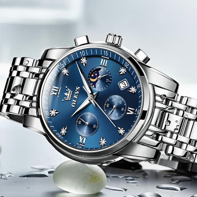 Detalle 2 de OLEVS Men Diamond Business Watch