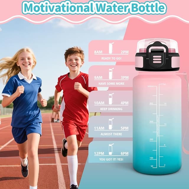 Thumbnail 5 de HoneyHolly Botella 500 ml con pajita para niños 🚰