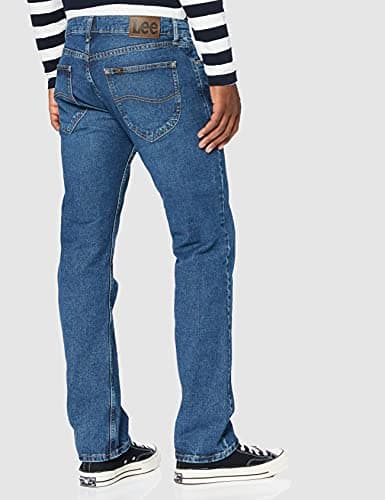 Detalle 2 de Lee Legendary Slim Jeans para Hombre Azul Dark Worn-in (40W / 32L)