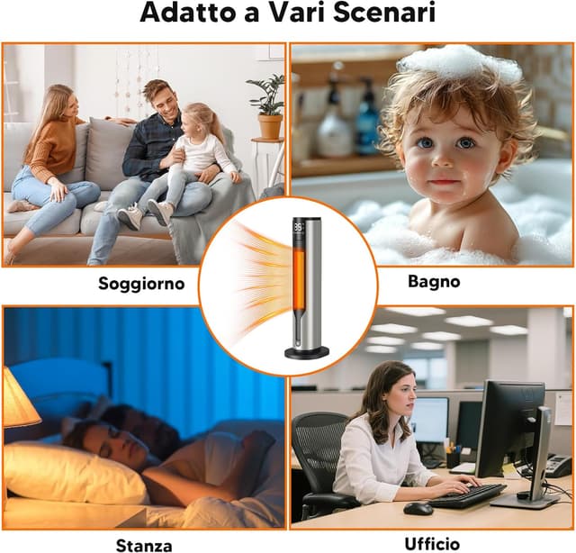 Thumbnail 6 de Neqraxis Stufetta elettrica 2000 W