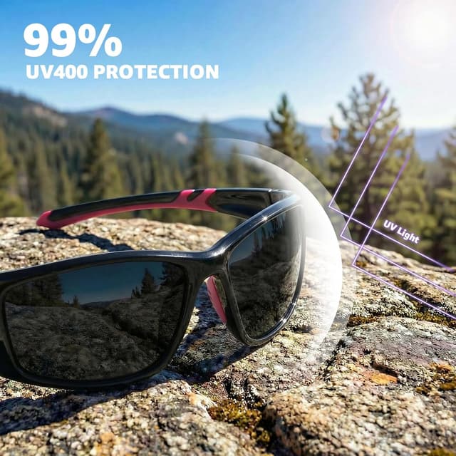 Detalle 2 de Photochromic UV400 running sunglasses