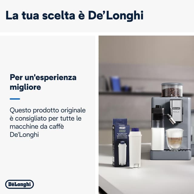 Detalle 2 de De’Longhi DLSC321 filtri addolcitore per macchine caffè automatiche ECAM (confezione da 4)