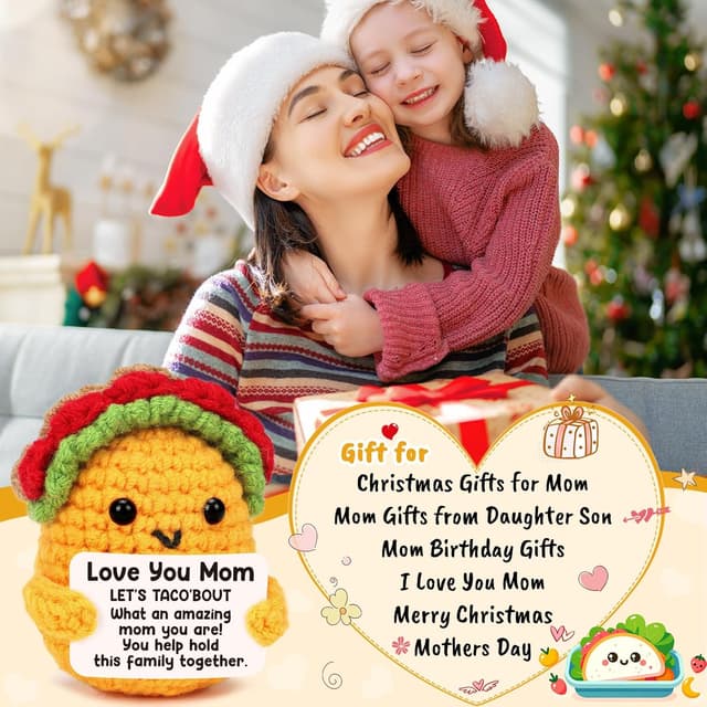 Thumbnail 6 de Funny Crochet Taco Mom Gift 1pc
