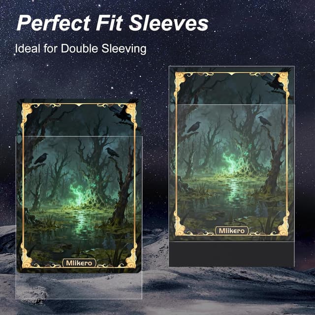 Thumbnail 2 de Mlikero 600 Pcs Card Sleeves 64 x 89 mm 🎲