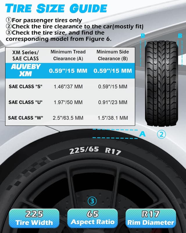 Thumbnail 4 de XM-140 snow chains 1 min quick fit