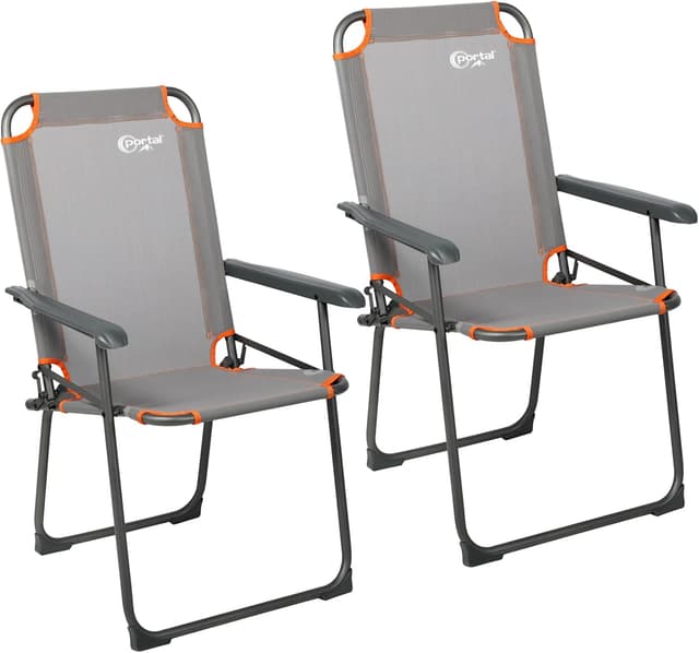 Detalle de Campingstuhl mit hoher Rückenlehne 150 kg