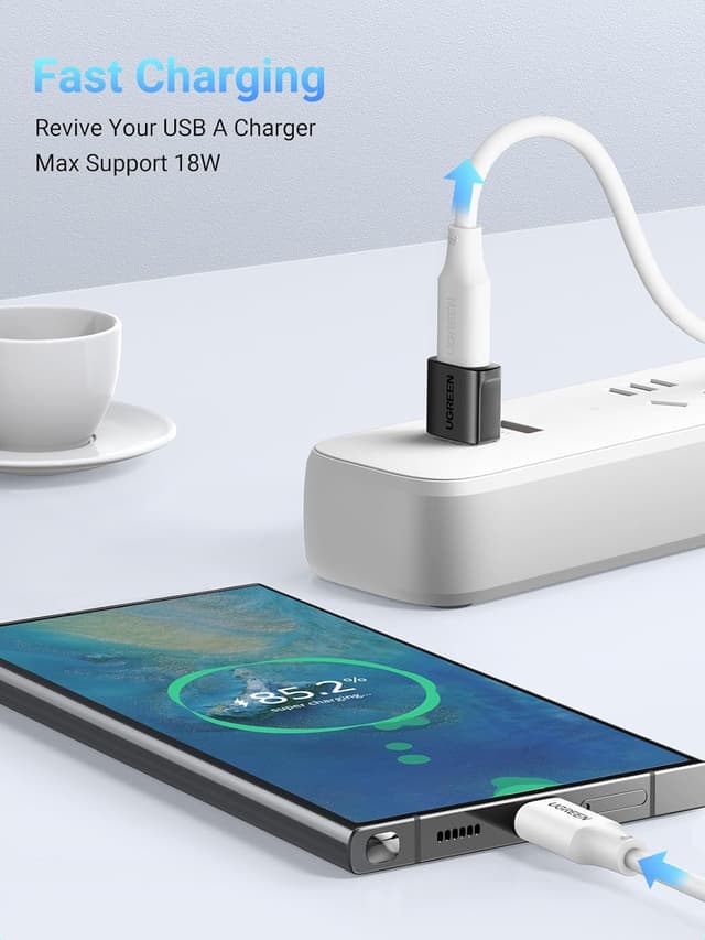 Detalle 2 de UGREEN USB to USB C Adapter 10Gbps