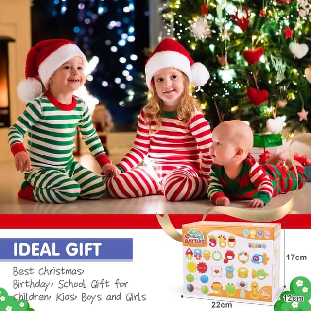 Thumbnail 5 de 21PCS Baby Rattle Toy Set 0-12 months