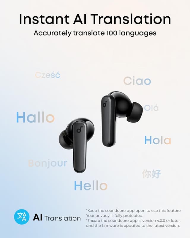 Detalle 2 de soundcore by Anker P20i True Wireless Earbuds, 30H playtime