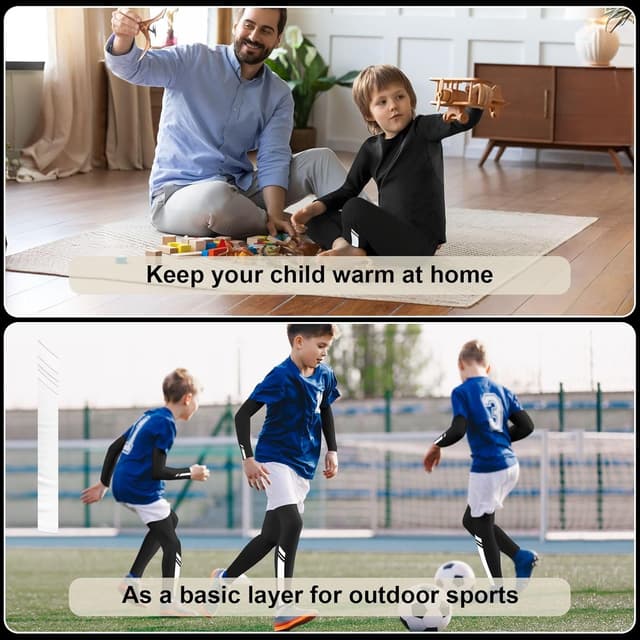 Thumbnail 6 de Base Layer Kids Athletic Thermals for Football & Hockey