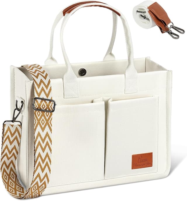 Detalle de Borsa Aucuu a tracolla in tela 36x14x27