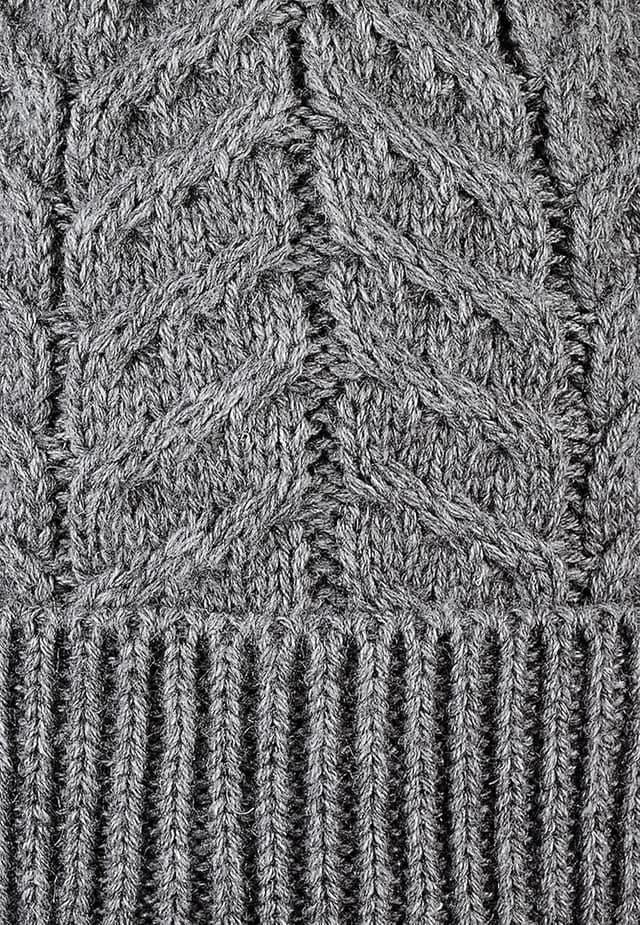 Detalle de Sterntaler Unisex Kinder Strickmütze Baby mit Umschlag (gefüttert)
