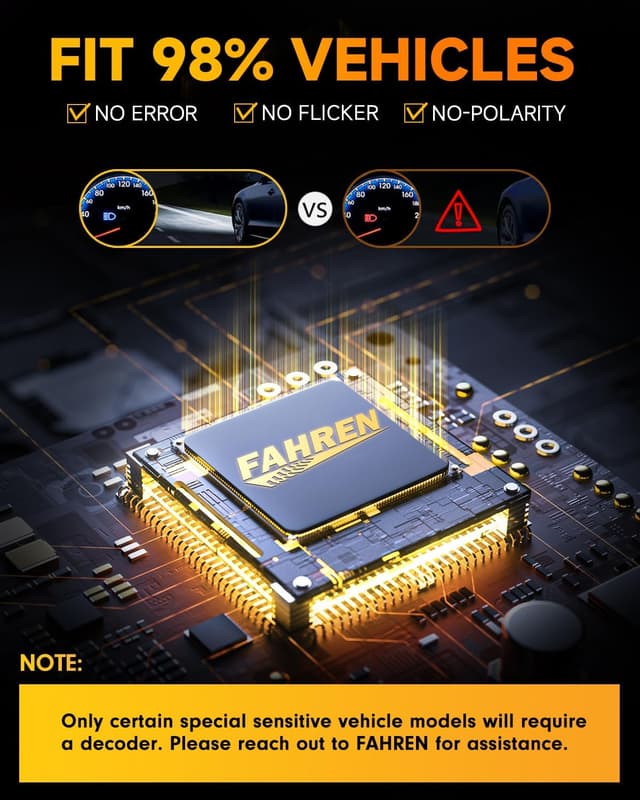 Thumbnail 4 de FAHREN 9007 HB5 50000LM 6500K (Pack of 2)